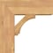 Ekena Millwork Imperial Block Smooth Bracket w/ Offset Brace, Western Red Cedar, 7 1/2"W x 20"D x 20"H BKT0806X20X20IMP05SWR - alternate 4